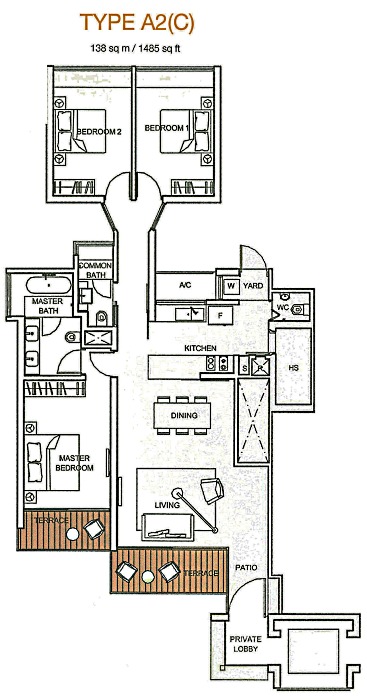 Duchess Residences (D10), Condominium #2558